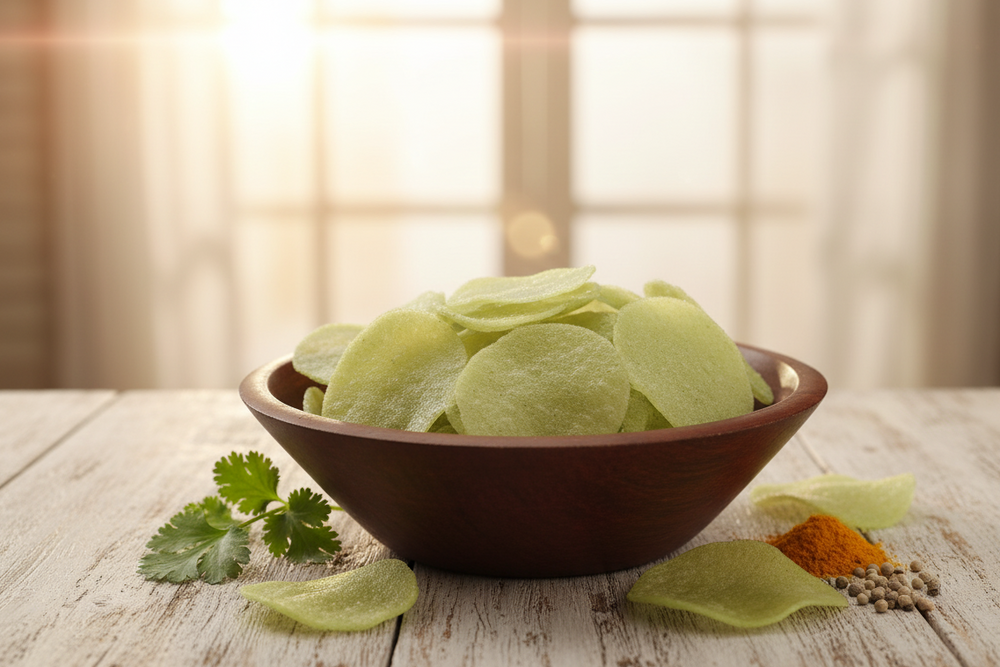 Green Chilli Fryums - 200 g