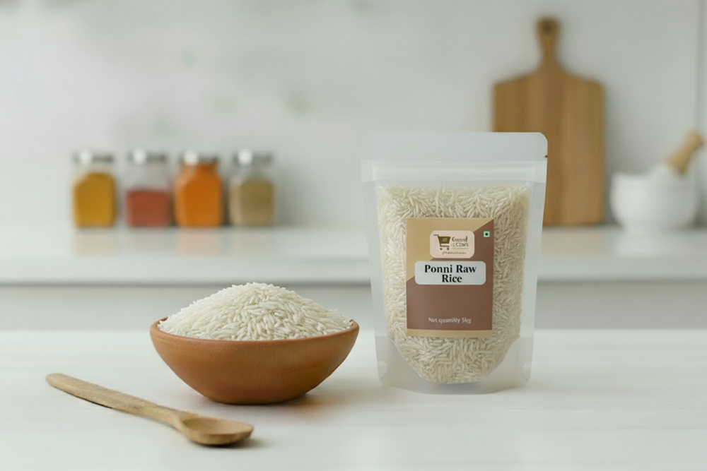Ponni Raw Rice - 1 kg